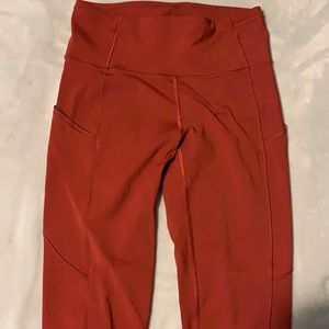 Lululemon Red leggins